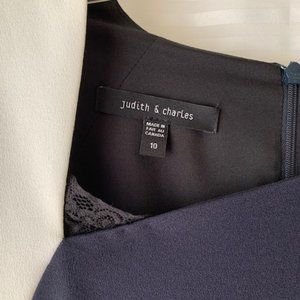 Judith & Charles Color Block Dress